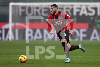 2022-01-23 - Theo Hernandez (AC Milan) in action - AC MILAN VS JUVENTUS FC - ITALIAN SERIE A - SOCCER