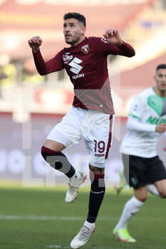 2022-01-23 - Antonio Sanabria (Torino FC) in action - TORINO FC VS US SASSUOLO - ITALIAN SERIE A - SOCCER