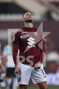 2022-01-23 - Marko Pjaca (Torino FC) reacts - TORINO FC VS US SASSUOLO - ITALIAN SERIE A - SOCCER