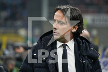 2022-02-05 - Simone Inzaghi, head coach of Fc Internazionale during the Italian championship Serie A football match between FC Internazionale and AC Milan on February 5, 2022 at Giuseppe Meazza stadium in Milan, Italy - FC INTERNAZIONALE VS AC MILAN - ITALIAN SERIE A - SOCCER