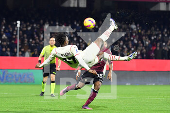 2022-02-19 - Milan's forward Rafael Leao in action - US SALERNITANA VS AC MILAN - ITALIAN SERIE A - SOCCER