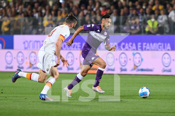 2022-05-09 - Gonazalez (Acf Fiorentina) in action - ACF FIORENTINA VS AS ROMA - ITALIAN SERIE A - SOCCER
