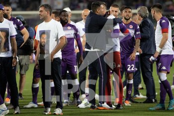 2022-05-21 - Fiorentina celebrates a victory conference league qualification - ACF FIORENTINA VS JUVENTUS FC - ITALIAN SERIE A - SOCCER