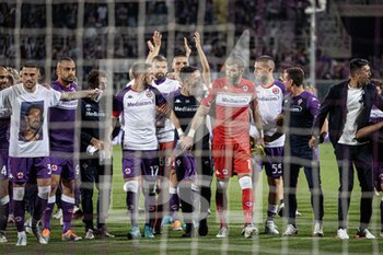 2022-05-21 - Fiorentina celebrates a victory conference league qualification - ACF FIORENTINA VS JUVENTUS FC - ITALIAN SERIE A - SOCCER