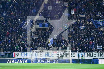 2022-02-13 - Atalanta BC Supporters during the Italian championship Serie A football match between Atalanta BC and Juventus FC on February 13, 2022 at Gewiss Stadium in Bergamo, Italy - ATALANTA BC VS JUVENTUS FC - ITALIAN SERIE A - SOCCER