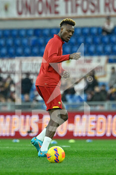 2022-02-19 - Tammy Abraham (AS Roma) during the  Italian Football Championship League A 2021/2022 match between AS Roma vs Hellas Verona FC at the Olimpic Stadium in Rome  on 19 February 2021. - AS ROMA VS HELLAS VERONA FC - ITALIAN SERIE A - SOCCER