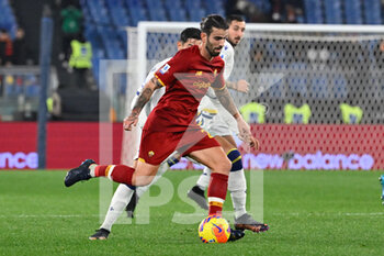 2022-02-19 - Sergio Oliveira (AS Roma)  during the  Italian Football Championship League A 2021/2022 match between AS Roma vs Hellas Verona FC at the Olimpic Stadium in Rome  on 19 February 2021. - AS ROMA VS HELLAS VERONA FC - ITALIAN SERIE A - SOCCER
