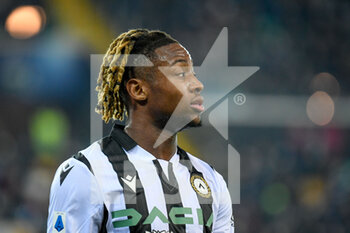 2022-02-20 - Udinese's Brandon Soppy portrait - UDINESE CALCIO VS SS LAZIO - ITALIAN SERIE A - SOCCER