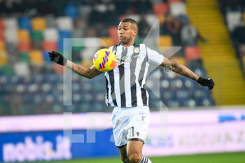 2022-02-20 - Udinese's Walace Souza Silva portrait in action - UDINESE CALCIO VS SS LAZIO - ITALIAN SERIE A - SOCCER