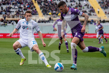 2022-04-03 - Biraghi Fiorentina carries the ball  - ACF FIORENTINA VS EMPOLI FC - ITALIAN SERIE A - SOCCER