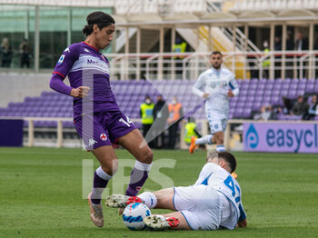 2022-04-03 - Maleh Fiorentina carries the ball  - ACF FIORENTINA VS EMPOLI FC - ITALIAN SERIE A - SOCCER