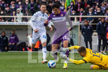 2022-04-03 - Sottil Fiorentina shot - ACF FIORENTINA VS EMPOLI FC - ITALIAN SERIE A - SOCCER