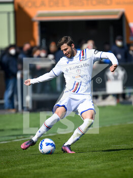 2022-03-20 - Sampdoria's Bartosz Bereskynski portrait in action - VENEZIA FC VS UC SAMPDORIA - ITALIAN SERIE A - SOCCER