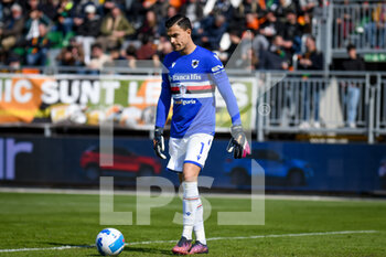 2022-03-20 - Sampdoria's Emil Audero portrait - VENEZIA FC VS UC SAMPDORIA - ITALIAN SERIE A - SOCCER