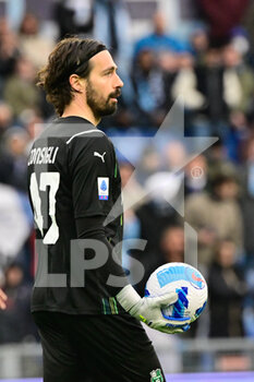 2022-04-02 - Andrea Consiglio (US Sassuolo) during the Italian Football Championship League A 2021/2022 match between SS Lazio vs US Sassuolo at the Olimpic Stadium in Rome on 02 April 2022. - SS LAZIO VS US SASSUOLO - ITALIAN SERIE A - SOCCER