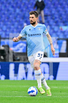 2022-04-02 - Francesco Acerbi (SS Lazio)  during the Italian Football Championship League A 2021/2022 match between SS Lazio vs US Sassuolo at the Olimpic Stadium in Rome on 02 April 2022. - SS LAZIO VS US SASSUOLO - ITALIAN SERIE A - SOCCER