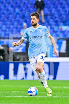 2022-04-02 - Francesco Acerbi (SS Lazio) during the Italian Football Championship League A 2021/2022 match between SS Lazio vs US Sassuolo at the Olimpic Stadium in Rome on 02 April 2022. - SS LAZIO VS US SASSUOLO - ITALIAN SERIE A - SOCCER