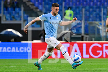 2022-04-02 - Sergej Milinkovic-Savic (SS Lazio) during the Italian Football Championship League A 2021/2022 match between SS Lazio vs US Sassuolo at the Olimpic Stadium in Rome on 02 April 2022. - SS LAZIO VS US SASSUOLO - ITALIAN SERIE A - SOCCER