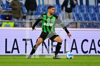 2022-04-02 - Gregoire Defrel (US Sassuolo) during the Italian Football Championship League A 2021/2022 match between SS Lazio vs US Sassuolo at the Olimpic Stadium in Rome on 02 April 2022. - SS LAZIO VS US SASSUOLO - ITALIAN SERIE A - SOCCER