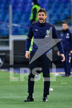 2022-04-02 - Alessio Dionisi coach of US Sassuolo  during the Italian Football Championship League A 2021/2022 match between SS Lazio vs US Sassuolo at the Olimpic Stadium in Rome on 02 April 2022. - SS LAZIO VS US SASSUOLO - ITALIAN SERIE A - SOCCER