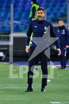2022-04-02 - Alessio Dionisi coach (US Sassuolo) during the Italian Football Championship League A 2021/2022 match between SS Lazio vs US Sassuolo at the Olimpic Stadium in Rome on 02 April 2022. - SS LAZIO VS US SASSUOLO - ITALIAN SERIE A - SOCCER