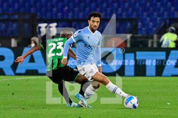 2022-04-02 - Felipe Anderson (SS Lazio) during the Italian Football Championship League A 2021/2022 match between SS Lazio vs US Sassuolo at the Olimpic Stadium in Rome on 02 April 2022. - SS LAZIO VS US SASSUOLO - ITALIAN SERIE A - SOCCER