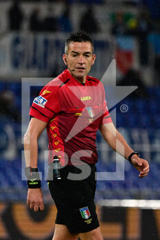 2022-04-02 - Antonio Rapuano referee during the Italian Football Championship League A 2021/2022 match between SS Lazio vs US Sassuolo at the Olimpic Stadium in Rome on 02 April 2022. - SS LAZIO VS US SASSUOLO - ITALIAN SERIE A - SOCCER