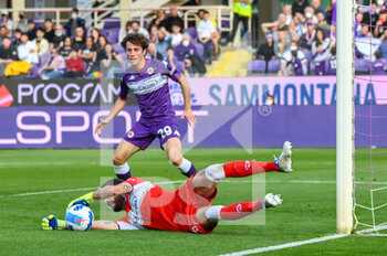 2022-04-27 - Pietro Terracciano (Fiorentina) saves a goal - ACF FIORENTINA VS UDINESE CALCIO - ITALIAN SERIE A - SOCCER