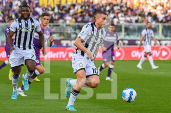 2022-04-27 - Gerard Deulofeu (Udinese) in action - ACF FIORENTINA VS UDINESE CALCIO - ITALIAN SERIE A - SOCCER