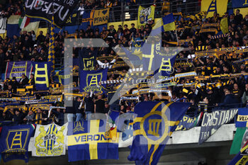 2022-04-23 - Hellas Verona FC supporters hold up their scarves - HELLAS VERONA VS UC SAMPDORIA - ITALIAN SERIE A - SOCCER
