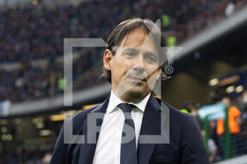 2022-04-23 - Simone Inzaghi before the Serie A match between Milan and Roma at Meazza Stadium on April 23, 2022 in Milan, Italy. - INTER - FC INTERNAZIONALE VS AS ROMA - ITALIAN SERIE A - SOCCER