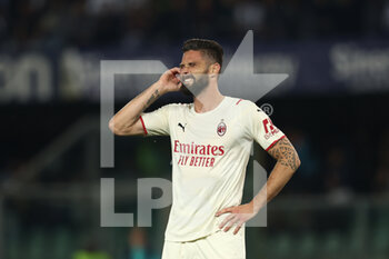2022-05-08 - Olivier Giroud (AC Milan) reacts - HELLAS VERONA FC VS AC MILAN - ITALIAN SERIE A - SOCCER