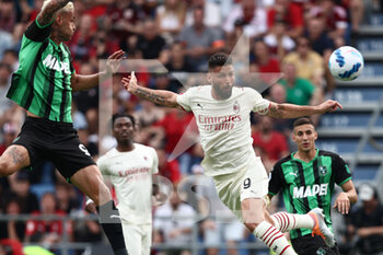 2022-05-22 - Olivier Giroud (AC Milan) header - US SASSUOLO VS AC MILAN - ITALIAN SERIE A - SOCCER