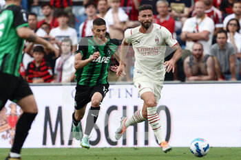 2022-05-22 - Olivier Giroud (AC Milan) in action - US SASSUOLO VS AC MILAN - ITALIAN SERIE A - SOCCER