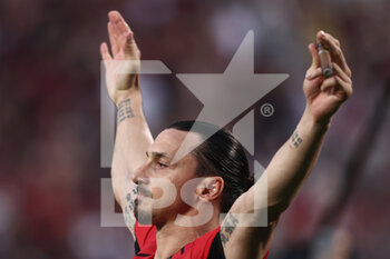 2022-05-22 - Zlatan Ibrahimovic (AC Milan) celebrates - US SASSUOLO VS AC MILAN - ITALIAN SERIE A - SOCCER