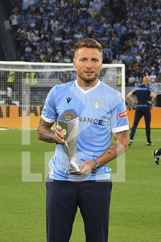 2022-05-21 - Ciro Immobile of SS LAZIO during the 38th day of the Serie A Championship between S.S. Lazio vs Hellas Verona F.C. on 21th May 2022 at the Stadio Olimpico in Rome, Italy. - SS LAZIO VS HELLAS VERONA FC - ITALIAN SERIE A - SOCCER