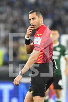 2022-05-21 - Referee Andrea Colombo during the 38th day of the Serie A Championship between S.S. Lazio vs Hellas Verona F.C. on 21th May 2022 at the Stadio Olimpico in Rome, Italy. - SS LAZIO VS HELLAS VERONA FC - ITALIAN SERIE A - SOCCER