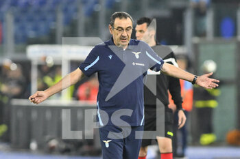 2022-05-21 - Maurizio Sarri of SS LAZIO during the 38th day of the Serie A Championship between S.S. Lazio vs Hellas Verona F.C. on 21th May 2022 at the Stadio Olimpico in Rome, Italy. - SS LAZIO VS HELLAS VERONA FC - ITALIAN SERIE A - SOCCER