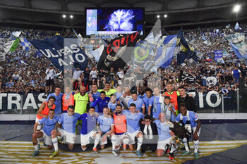 2022-05-21 - S.S. Lazio Team during the 38th day of the Serie A Championship between S.S. Lazio vs Hellas Verona F.C. on 21th May 2022 at the Stadio Olimpico in Rome, Italy. - SS LAZIO VS HELLAS VERONA FC - ITALIAN SERIE A - SOCCER
