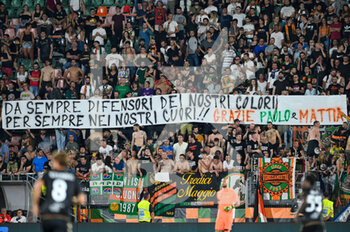 2022-05-22 - Banner of Venezia FC Supporters - VENEZIA FC VS CAGLIARI CALCIO - ITALIAN SERIE A - SOCCER