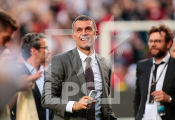 2022-05-22 - Paolo Mardini former Ac Milan player and technical director of Milan during the Italian championship Serie A football match between US Sassuolo and AC Milan on May 22, 2022 at Mapei Stadium-Città del Tricolore in Reggio Emilia, Italy - US SASSUOLO VS AC MILAN - ITALIAN SERIE A - SOCCER