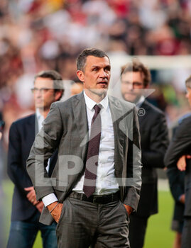 2022-05-22 - Paolo Mardini former Ac Milan player and technical director of Milan during the Italian championship Serie A football match between US Sassuolo and AC Milan on May 22, 2022 at Mapei Stadium-Città del Tricolore in Reggio Emilia, Italy - US SASSUOLO VS AC MILAN - ITALIAN SERIE A - SOCCER