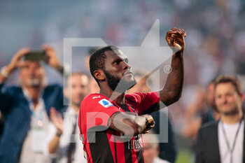 2022-05-22 - Franck Kessie (Ac Milan) during the Italian championship Serie A football match between US Sassuolo and AC Milan on May 22, 2022 at Mapei Stadium-Città del Tricolore in Reggio Emilia, Italy - US SASSUOLO VS AC MILAN - ITALIAN SERIE A - SOCCER
