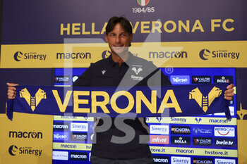 Presentation of the new Hellas Verona head coach Gabriele Cioffi - SERIE A - CALCIO