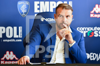 2022-07-07 - Paolo Zanetti (Head Coach of Empoli FC) - PRESENTATION OF THE NEW EMPOLI FC HEAD COACH PAOLO ZANETTI - ITALIAN SERIE A - SOCCER