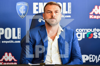 2022-07-07 - Paolo Zanetti (Head Coach of Empoli FC) - PRESENTATION OF THE NEW EMPOLI FC HEAD COACH PAOLO ZANETTI - ITALIAN SERIE A - SOCCER