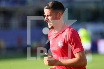 2022-08-14 - Paolo Ghiglione (Cremonese) during warm up - ACF FIORENTINA VS US CREMONESE - ITALIAN SERIE A - SOCCER