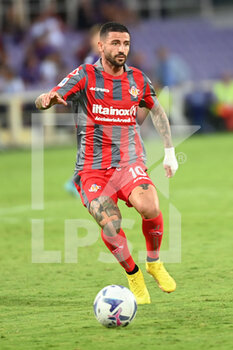 2022-08-14 - Cristian Bonaiuto (Cremonese) in action - ACF FIORENTINA VS US CREMONESE - ITALIAN SERIE A - SOCCER