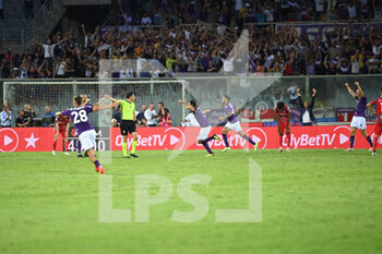 14/08/2022 - ACF Fiorentina celebrating the  goal of the victory in extra time - ACF FIORENTINA VS US CREMONESE - SERIE A - CALCIO