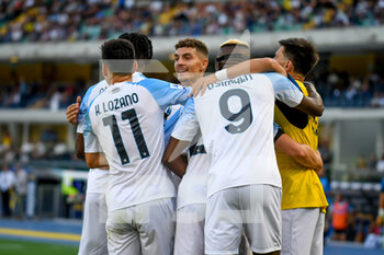 15/08/2022 - Napoli's Piotr Zielinski celebrates after scoring a goal with teammates - HELLAS VERONA FC VS SSC NAPOLI - SERIE A - CALCIO